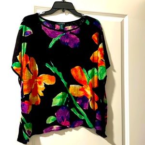 Ralph Lauren floralt top XL never worn